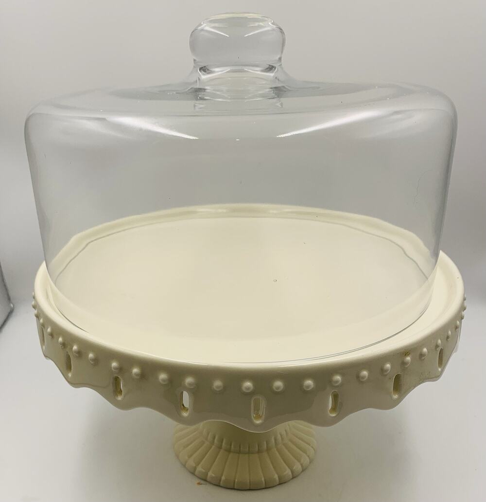 Better Homes and Gardens Collection ceramic pedestal cake stand
